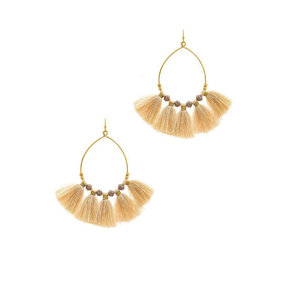 Tassel drop earrings